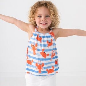 Little Sleepies Crustacean Crew Bow Strap Tank, Size 18-24 Months